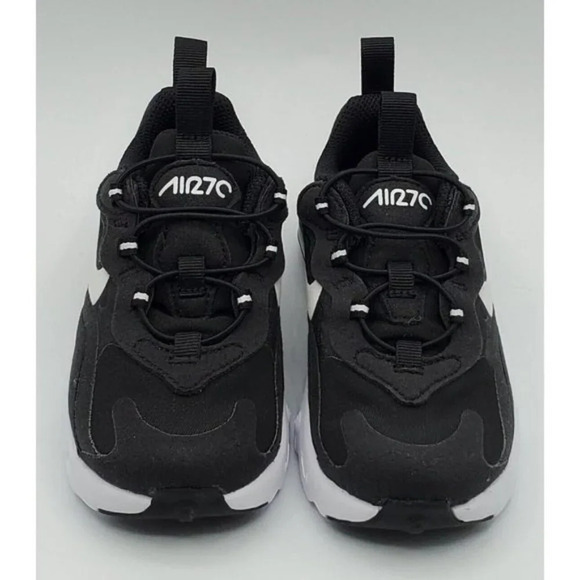 Nike Toddler's Air Max 270 RT Black White Running Shoes CD2654-009 Size 8C NEW - Picture 2 of 9